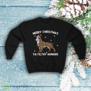 Pitbull Santa Sweatshirt Men And Women Gift Christmas - Pitbull Santa Sweatshirt, Merry Christmas Pitbull Long Sleeve Shirt, Dog Clothes, Funny Pitbull Christmas, Pitbull Owner Dog Lover Gift_3