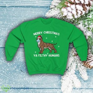 Pitbull Santa Sweatshirt Men And Women Gift Christmas - Pitbull Santa Sweatshirt, Merry Christmas Pitbull Long Sleeve Shirt, Dog Clothes, Funny Pitbull Christmas, Pitbull Owner Dog Lover Gift_4
