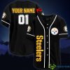 Pittsburgh Steelers Baseball Jersey Shirt Custom Name And Number For Fans Product Photo 1