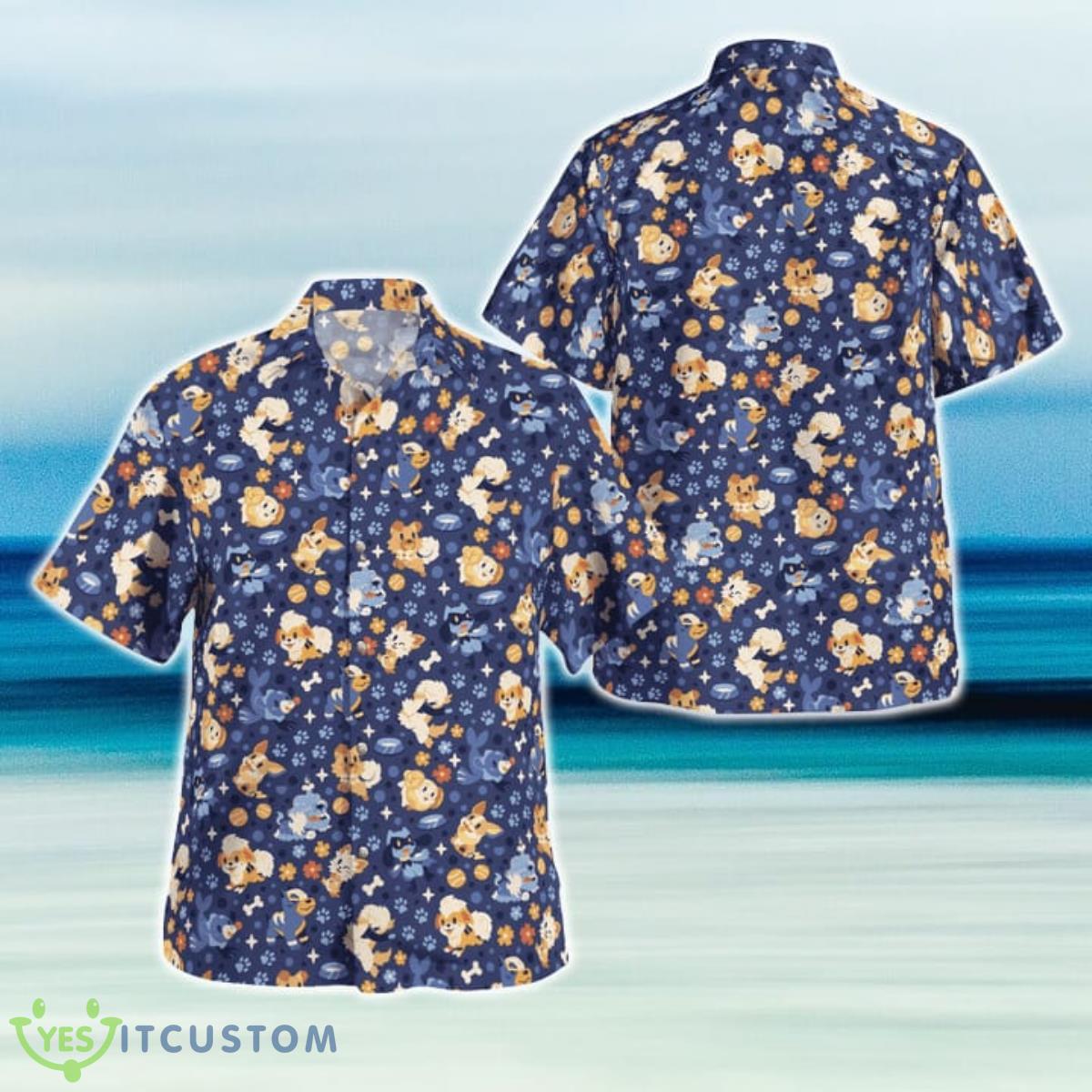 PKM Colorful Canines Hawaiian Shirt For Fans 4 PKM Colorful Canines Hawaiian Shirt For Fans Product Photo 1
