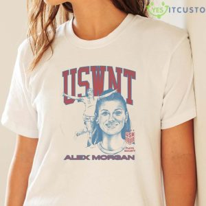 Playa Society Uswnt Alex Morgan T-Shirt - White Ladies T-Shirt
