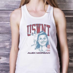 Playa Society Uswnt Alex Morgan T-Shirt - White Ladies Tank Top