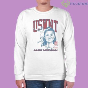 Playa Society Uswnt Alex Morgan T-Shirt - White Unisex Sweatshirt