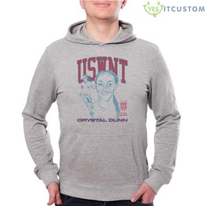 Playa Society Uswnt Crystal Dunn T-Shirt - Grey Unisex Hoodie