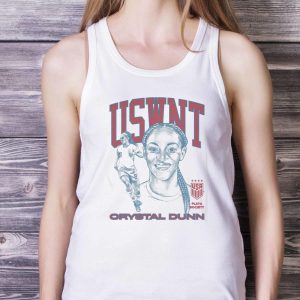 Playa Society Uswnt Crystal Dunn T-Shirt 10 Playa Society Uswnt Crystal Dunn T-Shirt - White Ladies Tank Top