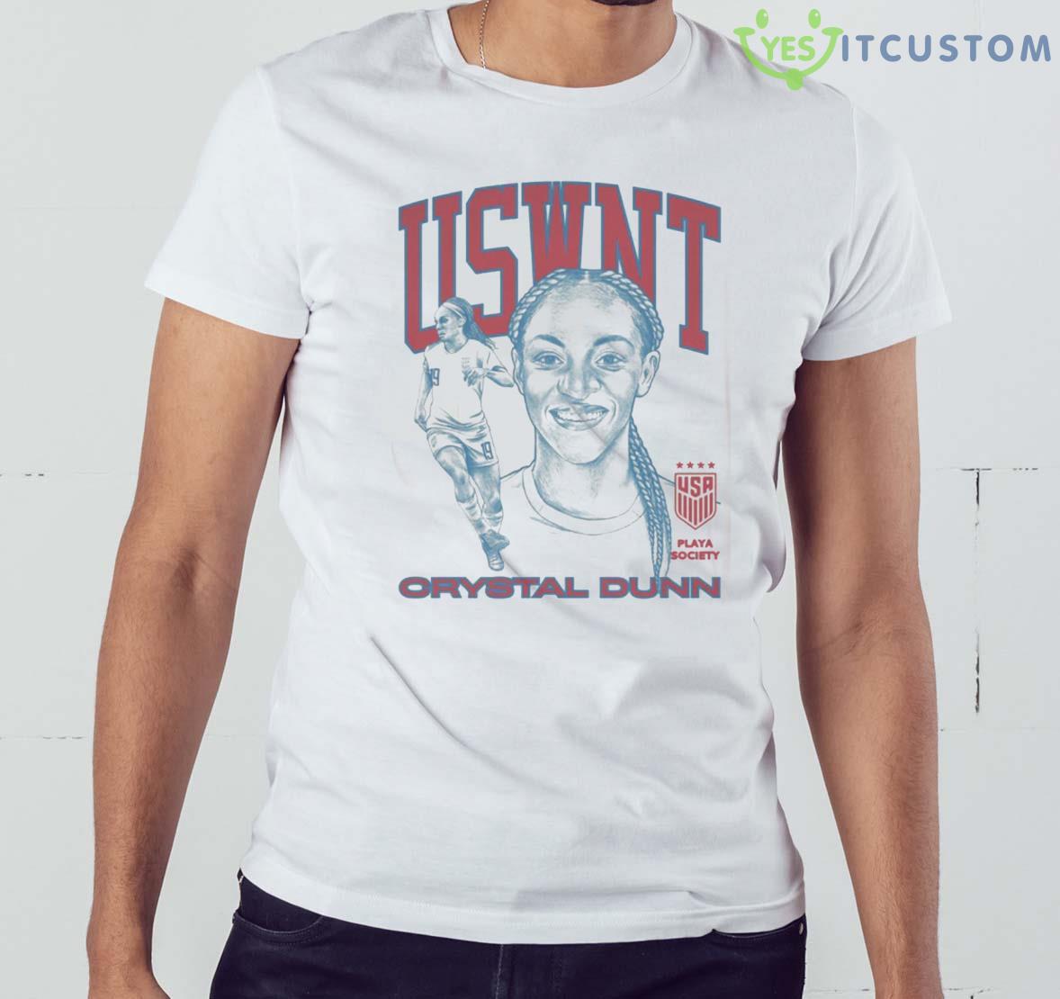 Playa Society Uswnt Crystal Dunn T-Shirt 5 Playa Society Uswnt Crystal Dunn T-Shirt - White Men T-Shirt