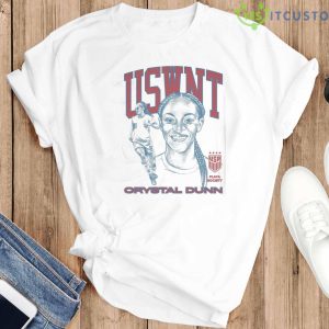 Playa Society Uswnt Crystal Dunn T-Shirt 12 Playa Society Uswnt Crystal Dunn T-Shirt - White T-Shirt G500