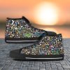 Pokemon Shoes Characters Pikachu Charizard Bulbasaur Umbreon Eevee High Top Canvas Sneakers Product Photo 1