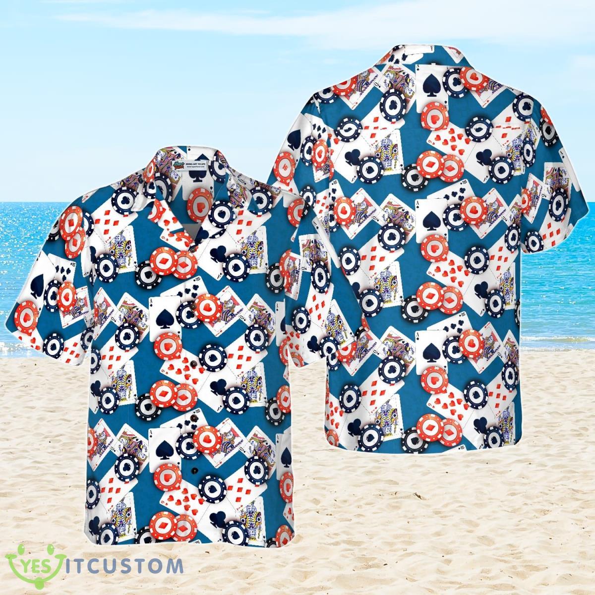 Poker Seamless Pattern 03 Hawaiian Shirt Best Gift For Men And Women 7 Poker Seamless Pattern 03 Hawaiian Shirt Best Gift For Men And Women Product Photo 2