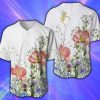 Pressed Flowers Baseball Jersey Shirt Gift For Men And Women - Pressed Flowers Baseball Jersey Shirt Gift For Men And Women