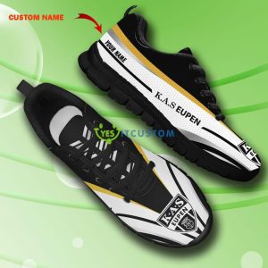 Pro League Shoes KAS Eupen Custom Name Big Logo Black White Sneakers For Fans - K.A.S. Eupen Sneakers_2