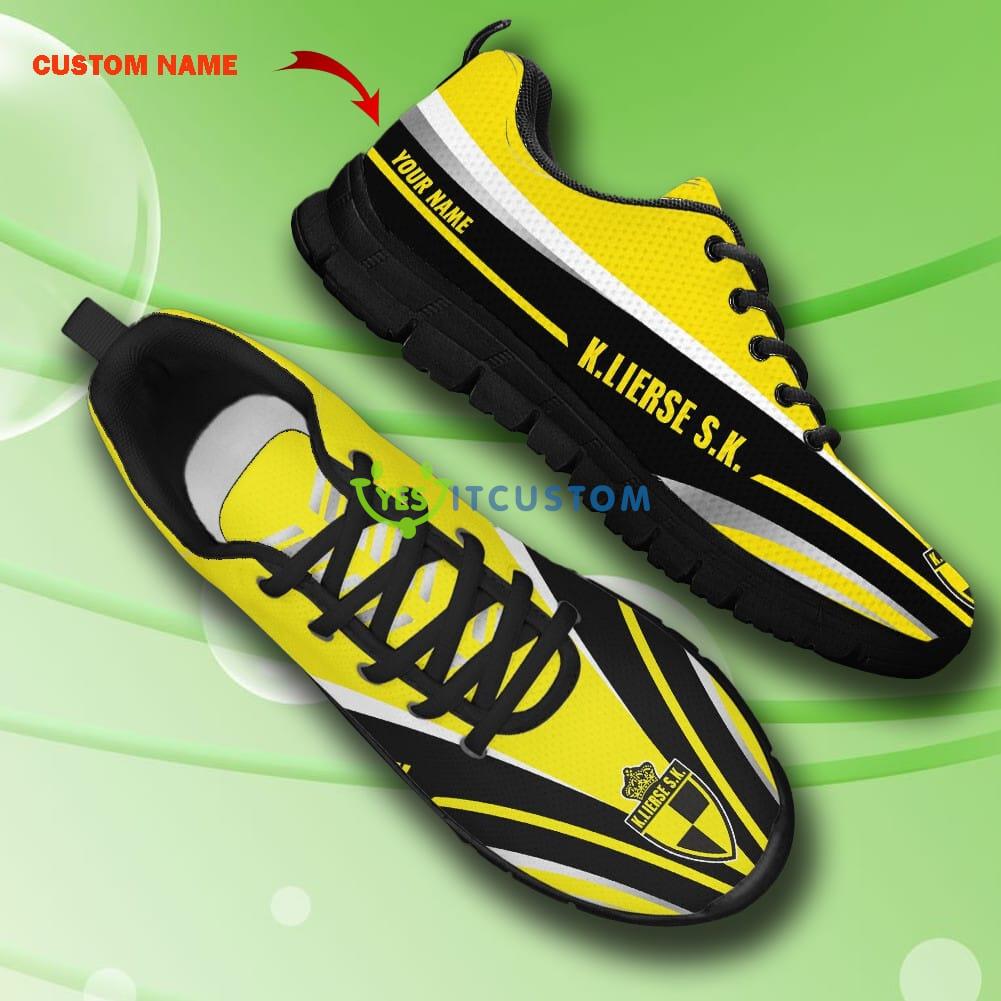 Pro League Shoes Lierse Kempenzonen Custom Name Big Logo Black White Sneakers For Fans 20 Pro League Shoes Lierse Kempenzonen Custom Name Big Logo Black White Sneakers For Fans - Lierse Kempenzonen Sneakers_2