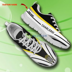 Pro League Shoes R Charleroi SC Custom Name Big Logo Black White Sneakers For Fans - R. Charleroi S.C Sneakers_6