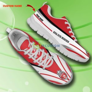 Pro League Shoes Royal Excel Mouscron Custom Name Big Logo Black White Sneakers For Fans 10 Pro League Shoes Royal Excel Mouscron Custom Name Big Logo Black White Sneakers For Fans - Royal Excel Mouscron Sneakers_4