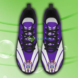 Pro League Shoes RSC Anderlecht Custom Name Big Logo Black White Sneakers For Fans 15 Pro League Shoes RSC Anderlecht Custom Name Big Logo Black White Sneakers For Fans - R.S.C. Anderlecht Sneakers_9