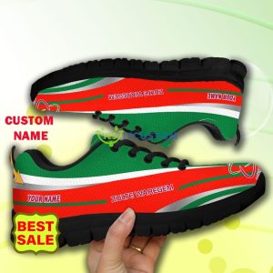 Pro League Shoes Zulte Waregem Custom Name Big Logo Black White Sneakers For Fans - Zulte Waregem Sneakers_10