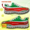 Pro League Shoes Zulte Waregem Custom Name Big Logo Black White Sneakers For Fans - Zulte Waregem Sneakers_1