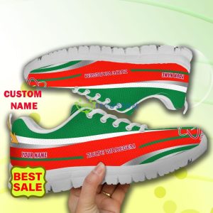 Pro League Shoes Zulte Waregem Custom Name Big Logo Black White Sneakers For Fans - Zulte Waregem Sneakers_6