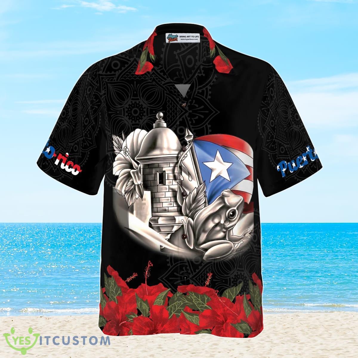 Puerto Rico Manga Flower Hawaiian Shirts Best Gift For Men And Women 3 Puerto Rico Manga Flower Hawaiian Shirts Best Gift For Men And Women Product Photo 3