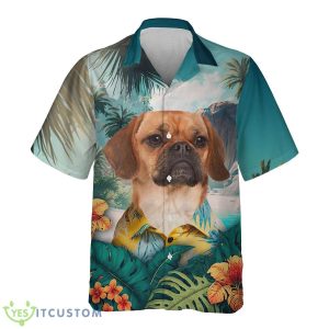 Puggle All Printed 3D Hawaiian Shirt For Dog Lover Product Photo 2