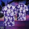 Purple Hibiscus Summer Hawaiian Shirt And Short Product Photo 1