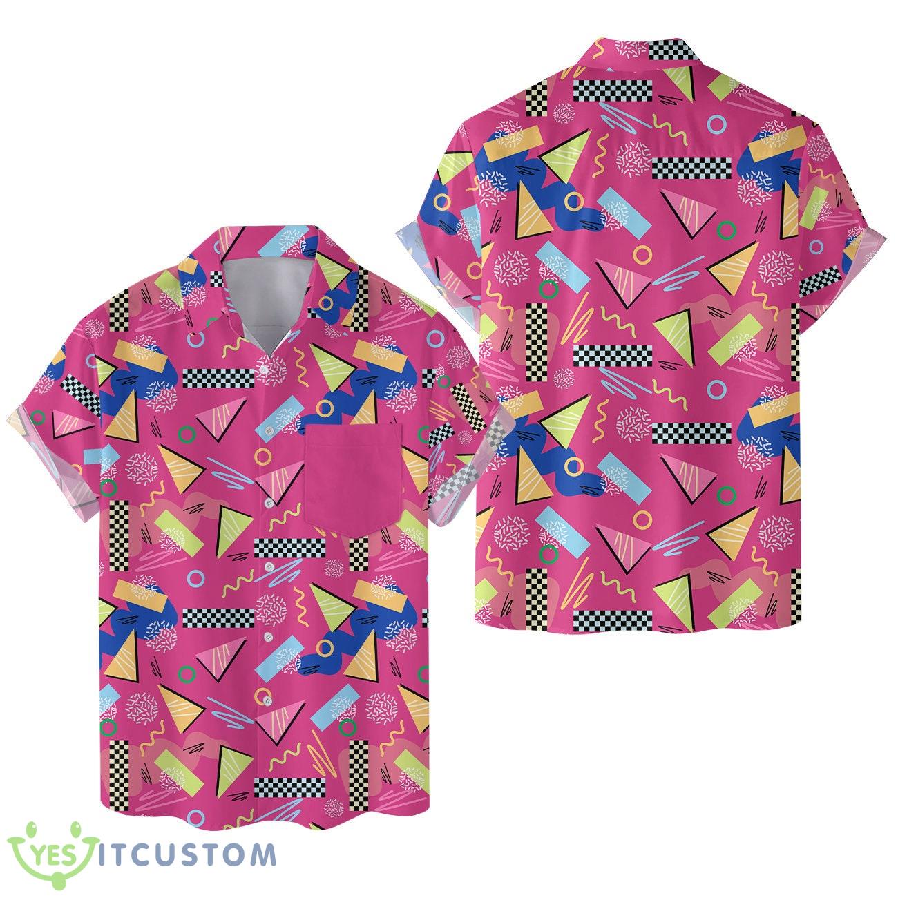 Retro 80s 90s Pattern Hawaiian Shirt Style 3 Summer Gift For Men And Women 2 Retro 80s 90s Pattern Hawaiian Shirt Style 3 Summer Gift For Men And Women - Retro 80s 90s Pattern Hawaiian Shirts For Men Women With Pocket, Vintage Disco Mens Outfits Button Down Short Sleeve,Graphic 80s Retro Shirt_2