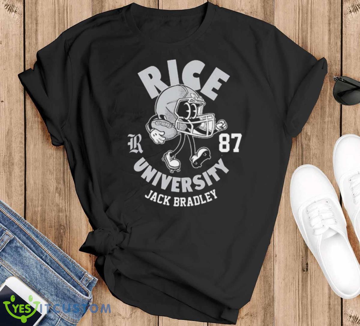 Rice Owls Jack Bradley 2023 NCAA Football Shirt Product Photo 1