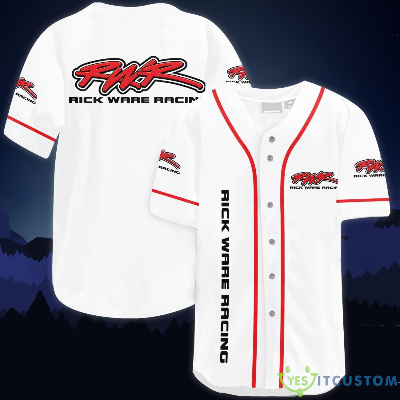 Rick Ware Racing Team Baseball Jersey Shirt 3 Rick Ware Racing Team Baseball Jersey Shirt Product Photo 1