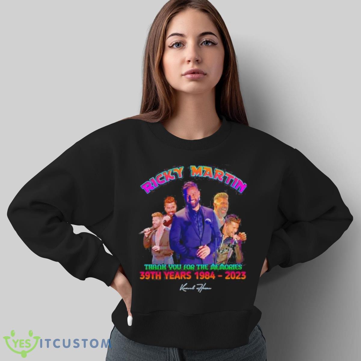Ricky Martin Thank You For The Memories 39th Years 1984 2023 Signature Shirt 5 Ricky Martin Thank You For The Memories 39th Years 1984 2023 Signature Shirt Product Photo 5