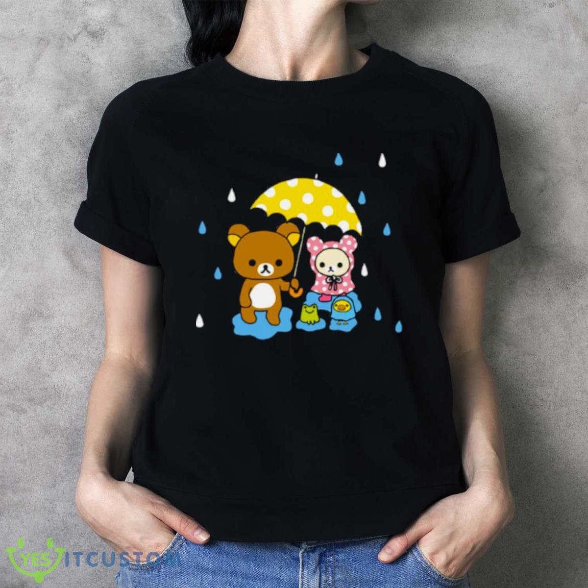 Rilakkuma And Korilakkuma In The Rain Shirt Product Photo 2
