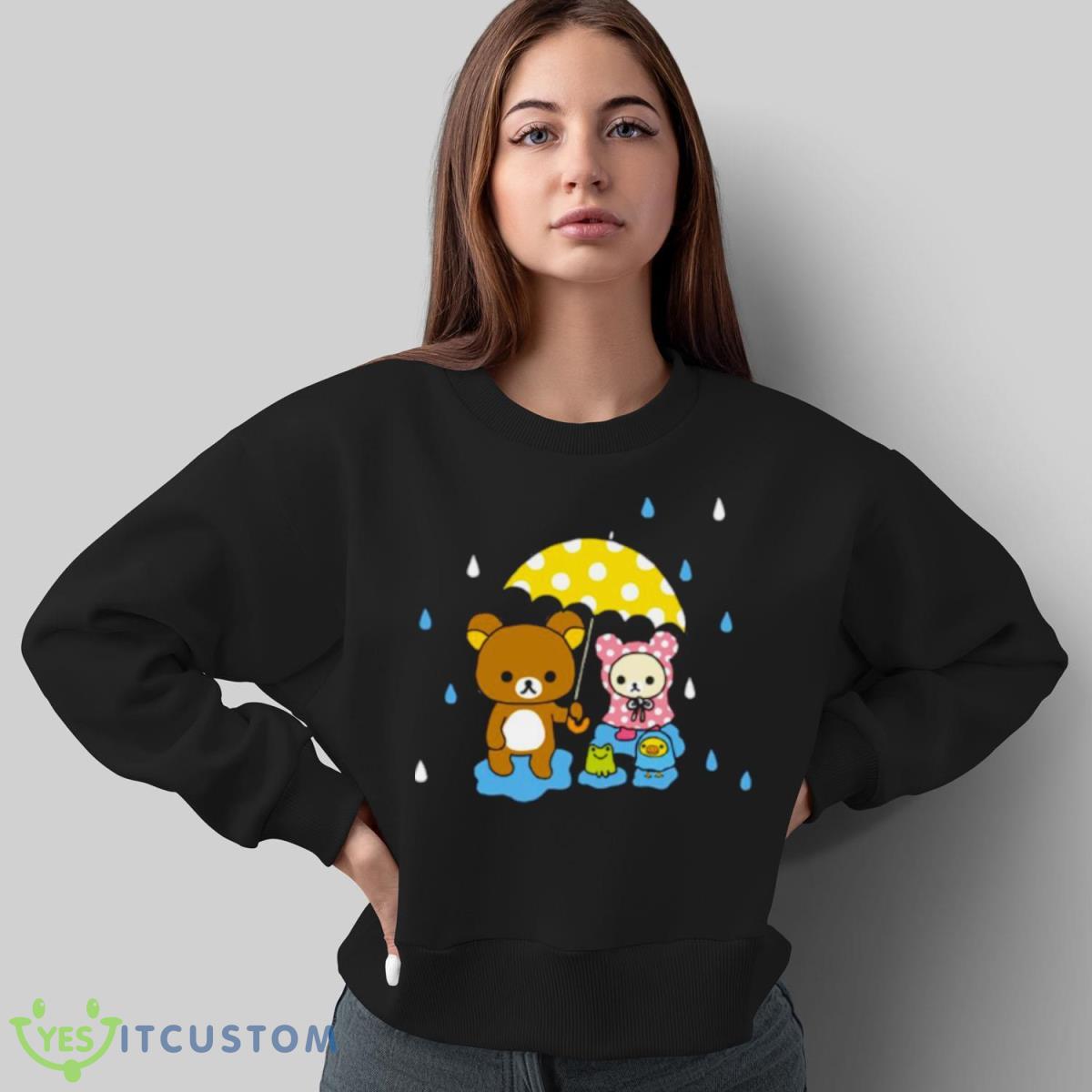 Rilakkuma And Korilakkuma In The Rain Shirt 5 Rilakkuma And Korilakkuma In The Rain Shirt Product Photo 5