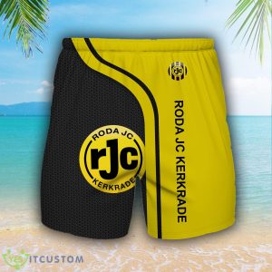 Roda JC Kerkrade Eredivisie Fans Hawaiian Shirt And Short For Men And Women Product Photo 1