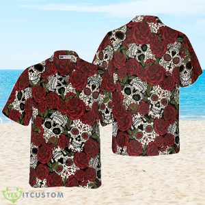 Rose Skull Mexico Hawaiian Shirt Best Gift For Men And Women Product Photo 1