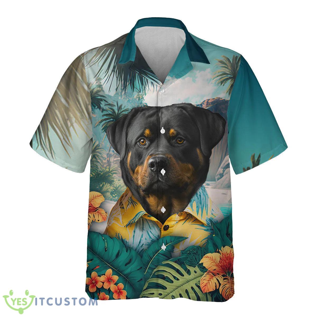 Rottweiler All Printed 3D Hawaiian Shirt For Men Women 7 Rottweiler All Printed 3D Hawaiian Shirt For Men Women Product Photo 2