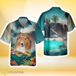 Rough Collie All Printed 3D Hawaiian Shirt For Dog Lover 5 Rough Collie All Printed 3D Hawaiian Shirt For Dog Lover Product Photo 3
