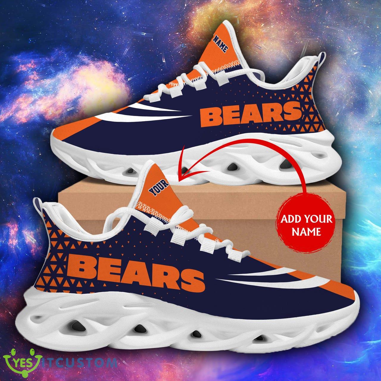 Running Sneakers Chicago Bears Logo Max Soul Shoes Custom Name - Chicago Bears Custom Custom Max Soul Shoes_1