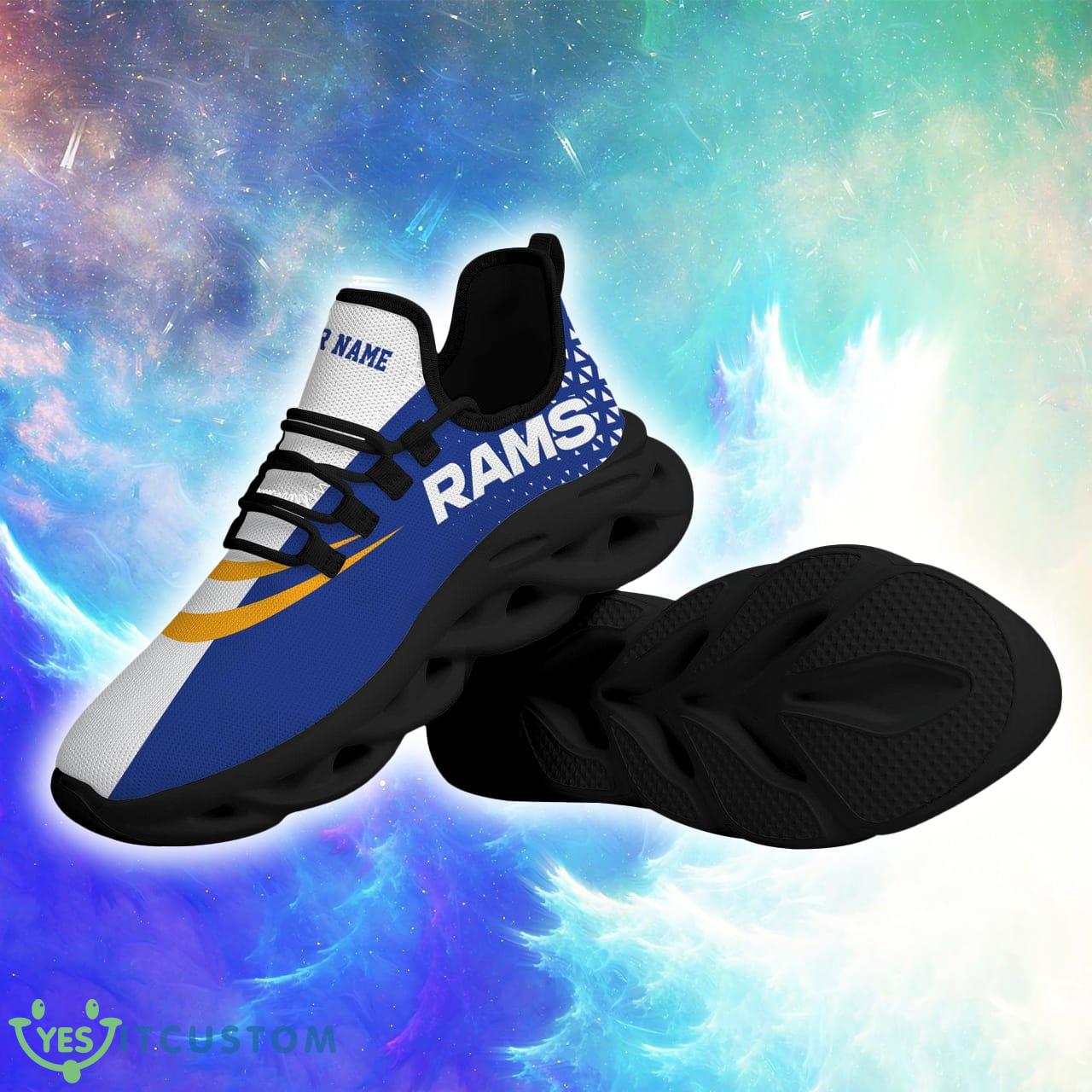 Running Sneakers Los Angeles Rams Logo Max Soul Shoes Custom Name 3 Running Sneakers Los Angeles Rams Logo Max Soul Shoes Custom Name - Los Angeles Rams Custom Custom Max Soul Shoes_3