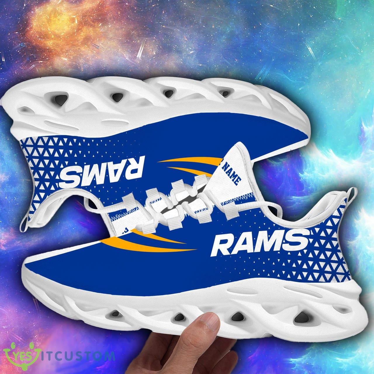 Running Sneakers Los Angeles Rams Logo Max Soul Shoes Custom Name 4 Running Sneakers Los Angeles Rams Logo Max Soul Shoes Custom Name - Los Angeles Rams Custom Custom Max Soul Shoes_4
