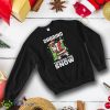 Saint Bernard Dabbing Through The Snow Christmas Sweatshirt For Men And Women - Saint Bernard Dabbing Through The Snow Christmas Sweatshirt_1