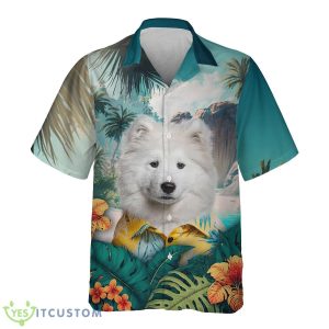 Samoyed All Printed 3D Hawaiian Shirt For Dog Lover Product Photo 3
