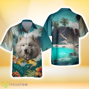 Samoyed All Printed 3D Hawaiian Shirt For Men Women 5 Samoyed All Printed 3D Hawaiian Shirt For Men Women Product Photo 3