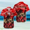 San Francisco 49ers NFL Palm Trees Summer Hawaiian Shirt Product Photo 1