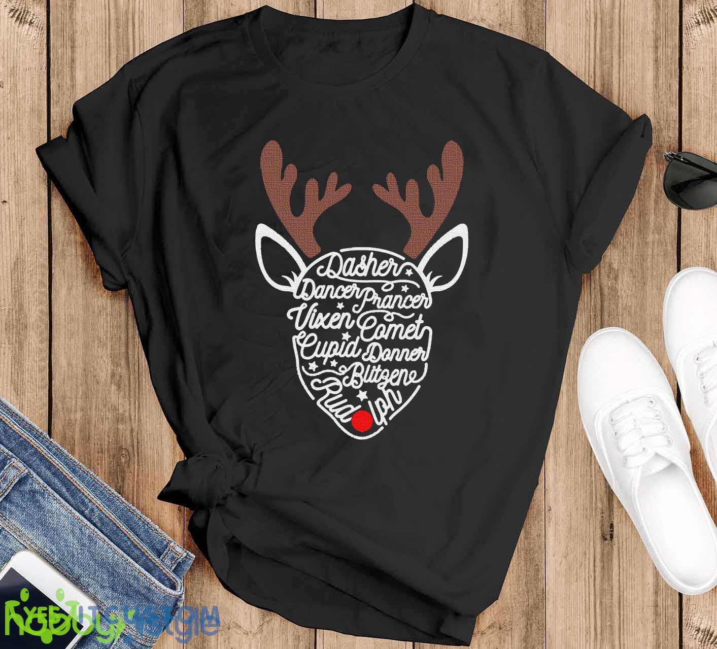 Santa's Reindeers Sweatshirt Reindeer Names Sweatshirt Christmas Reindeer Sweatshirt Family Christmas Sweater Christmas GiftHoliday Tee 12 santas reindeers sweatshirt reindeer names sweatshirt christmas reindeer sweatshirt family christmas sweater christmas giftholiday tee