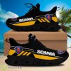 Scania Max Soul Shoes Men And Women Running Sneakers Yellow Striped Product Photo 1