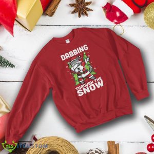 Schnauzer Dabbing Through The Snow Christmas Sweatshirt For Men And Women - Schnauzer Dabbing Through The Snow Christmas Sweatshirt_3