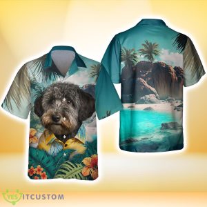 Schnoodle All Printed 3D Hawaiian Shirt For Dog Lover 5 Schnoodle All Printed 3D Hawaiian Shirt For Dog Lover Product Photo 3