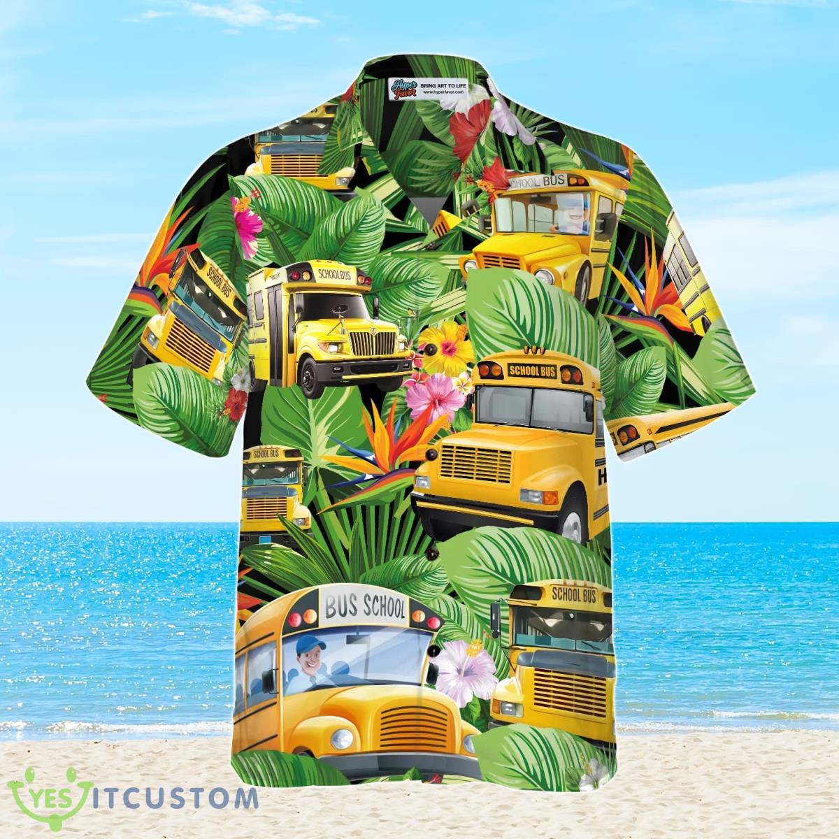 School Buses Hawaiian Shirt Best Gift For Men And Women 3 School Buses Hawaiian Shirt Best Gift For Men And Women Product Photo 3