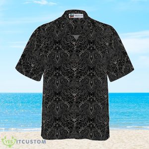 Seamless Gothic Skull Pattern Goth Hawaiian Shirt Best Gift For Men And Women Product Photo 3