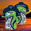 Seattle Seahawks NFL Hawaii Shirt Graphic Floral Tropical Patterns This Summer Hawaiian Shirt Product Photo 1