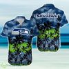 Seattle Seahawks NFL Palm Trees Summer Hawaiian Shirt Product Photo 1